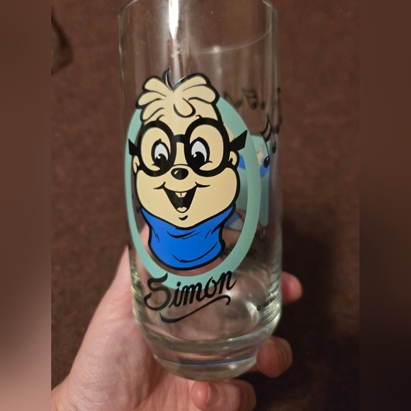 Vintage Simon Chipmunks Glass - Picture 2 of 4
